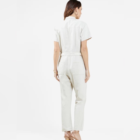 Outerknown S.E.A. Sea Jumpsuit Size XS, Organic Cotton Linen - Picture 4 of 8
